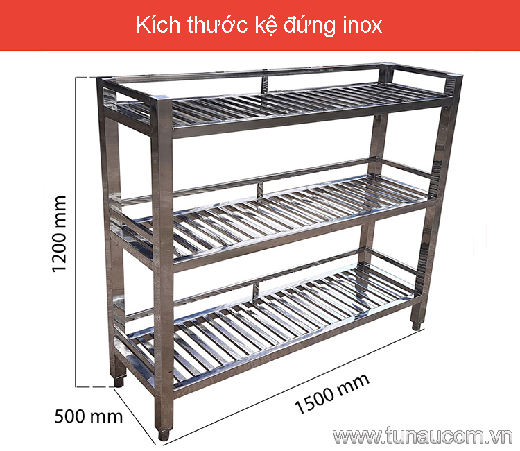 giá kệ inox nhà bếp