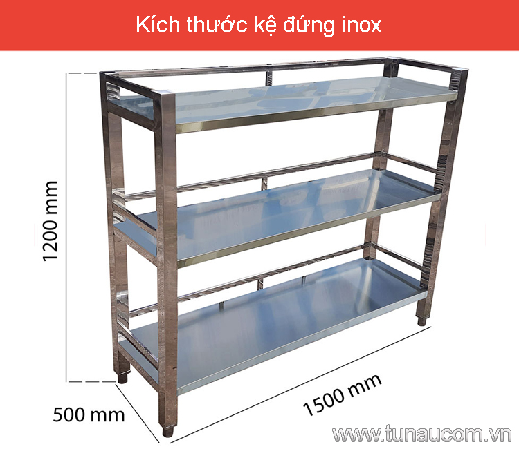 giá kệ inox nhà bếp